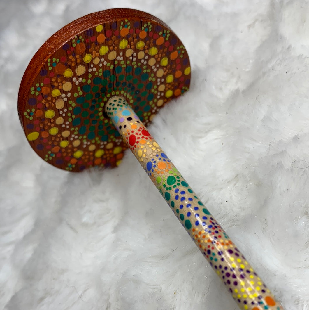 Painted Whorl Support Spindle 2